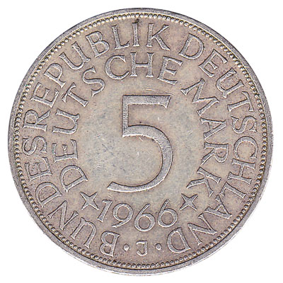 5 Deutsche Marks coin (type 1951)