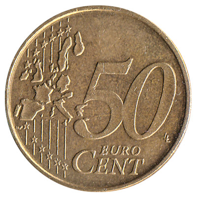 50 cents Euro coin