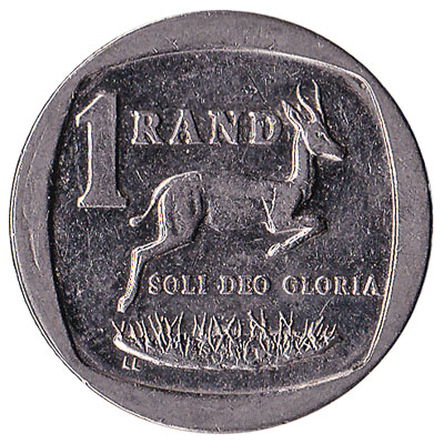 1 South African rand coin