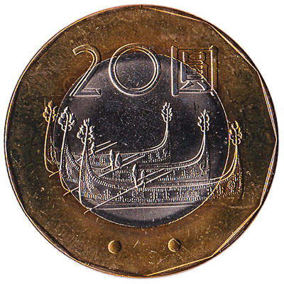 20 New Taiwan Dollars coin