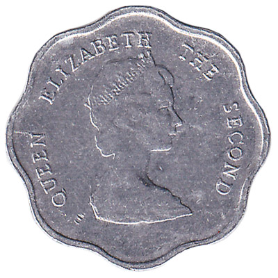 1 cent coin East Caribbean States (scalloped)