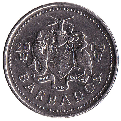25 cents coin Barbados