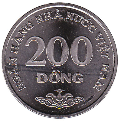 200 Dong coin Vietnam
