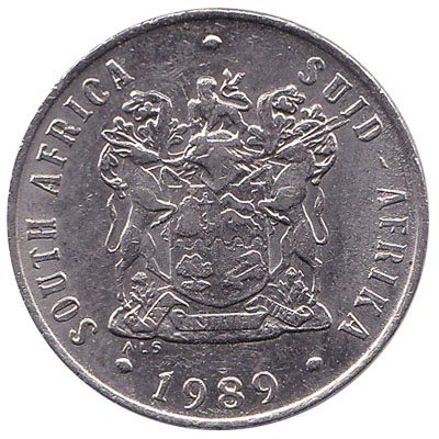 10 cents coin South Africa (large type)