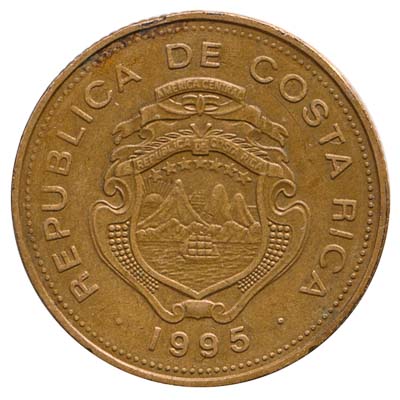 25 Costa Rican Colones coin